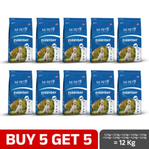 MI PETS EVERYDAY ADULT DOG FOOD 6 KG WITH 6 KG FREE